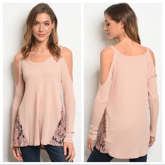 Kensie Cold Shoulder Tunic - Picture 2 of 6
